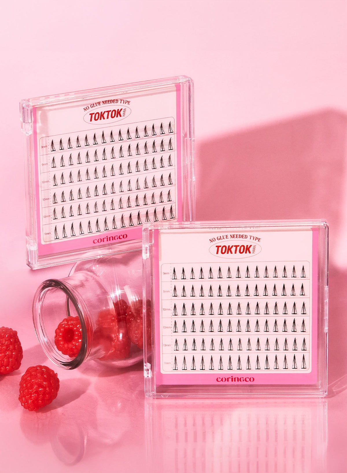 TOKTOKHARA No Glue Eyelash - Light (36pcs-90pcs)