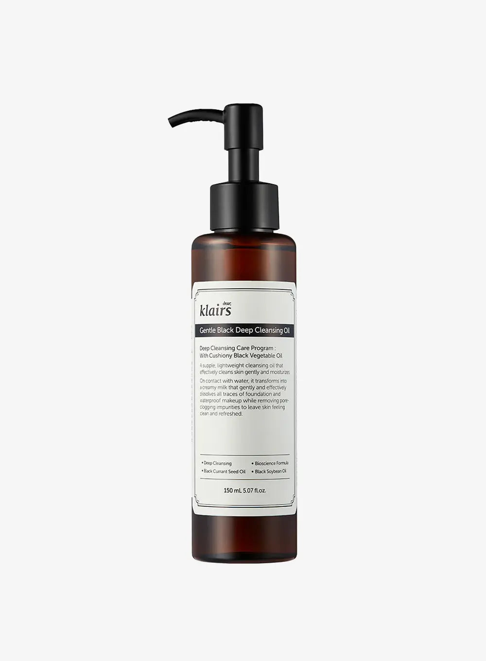 Gentle Black Deep Cleansing Oil (150ml)