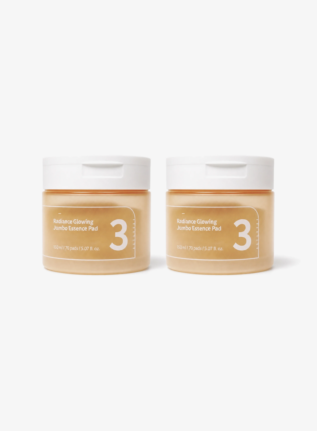 No.3 Radiance Glowing Jumbo Essence Pad Duo Set (70ea / 190ml)*2ea