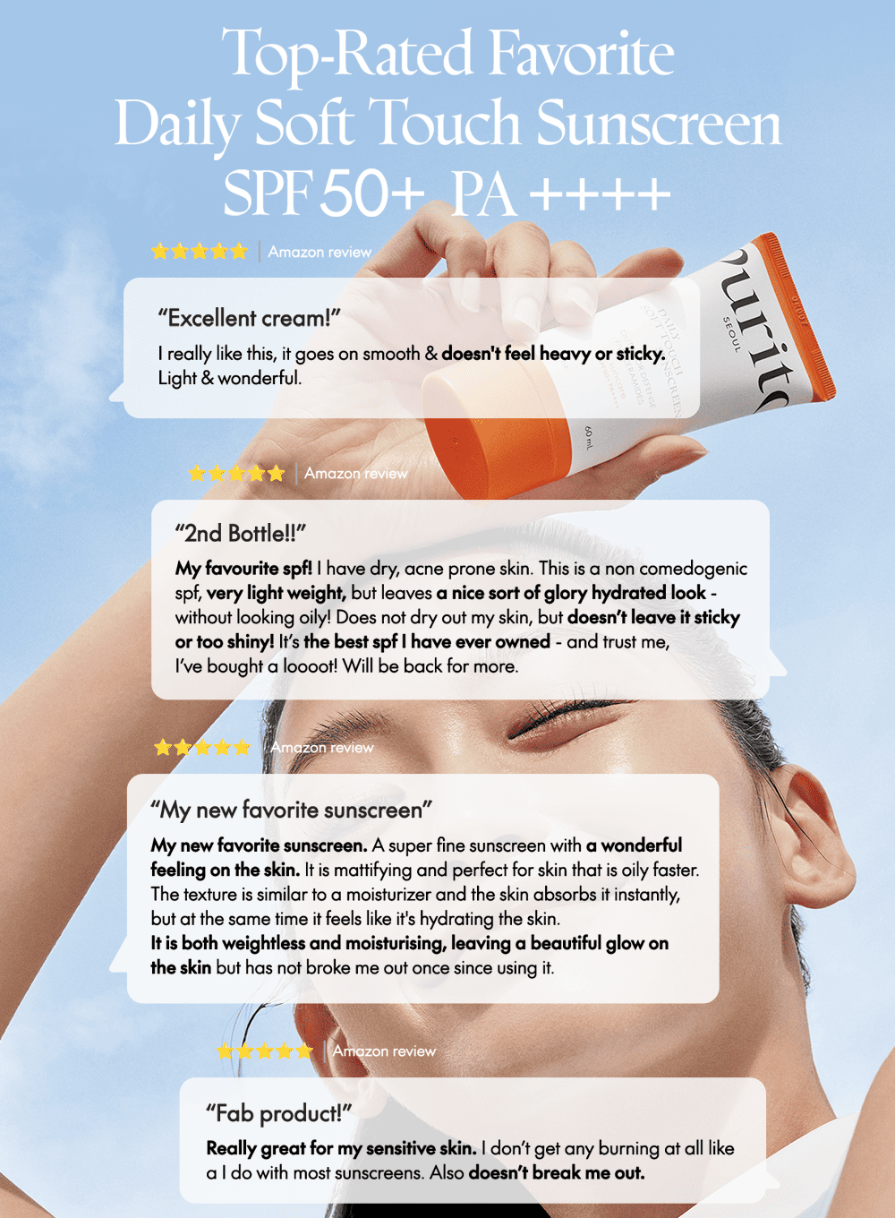 Daily Soft Touch Sunscreen (Renewer) Duo Set (60ml*2ea)