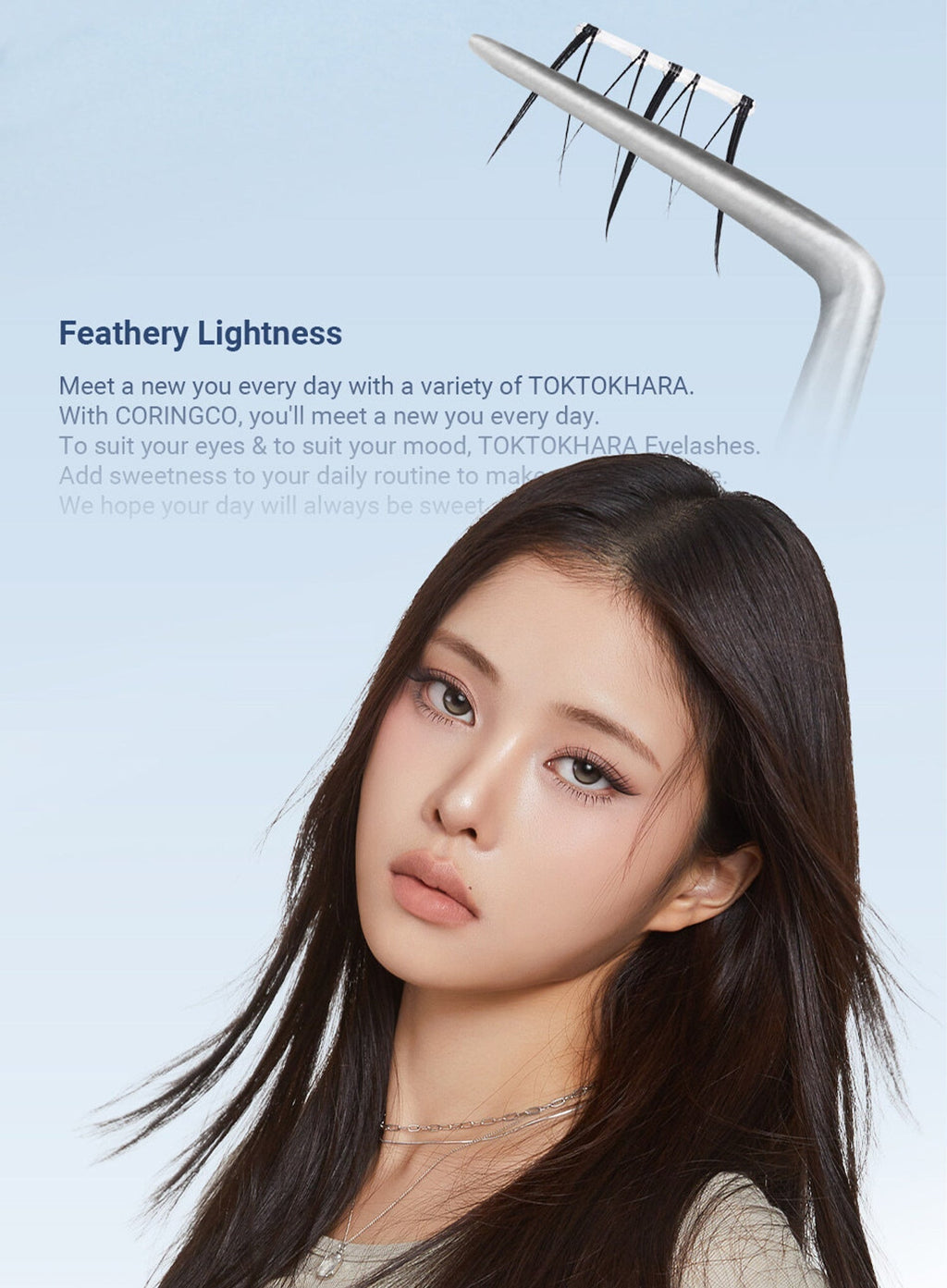 TOKTOKHARA No Glue Eyelash - Under Pop Trio Set (60pcs*3ea)